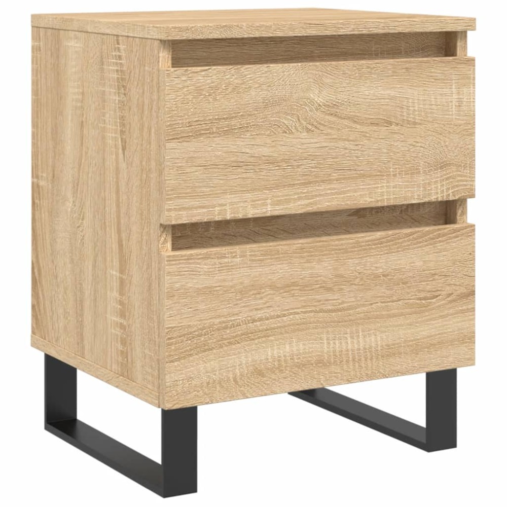 vidaXL Κομοδίνο Sonoma Δρυς 40 x 35 x 50 εκ. από Επεξεργ. Ξύλο