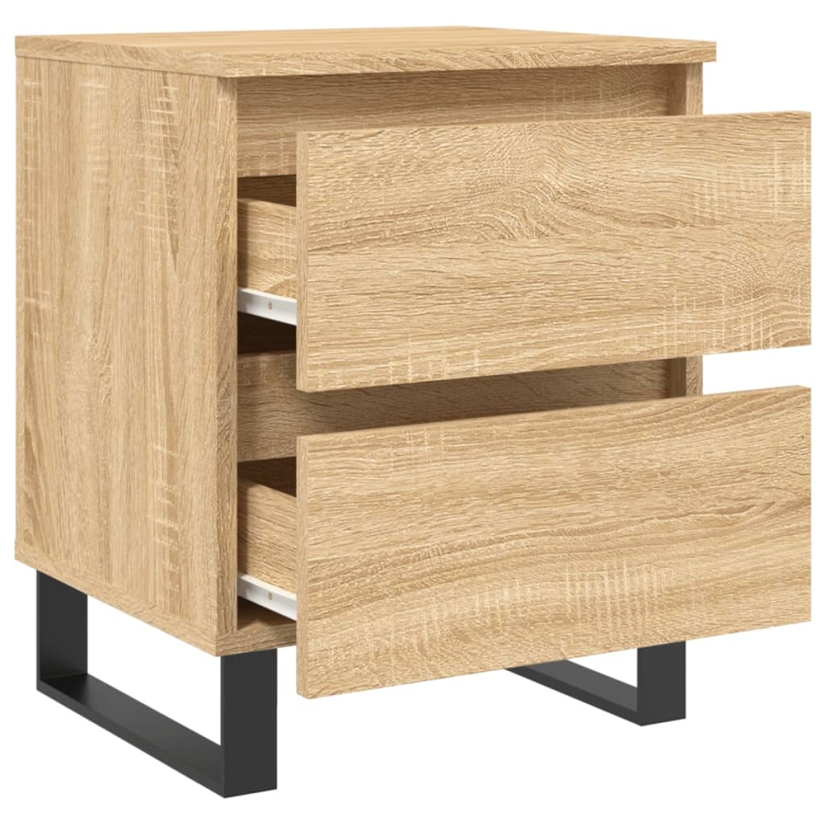 vidaXL Κομοδίνο Sonoma Δρυς 40 x 35 x 50 εκ. από Επεξεργ. Ξύλο
