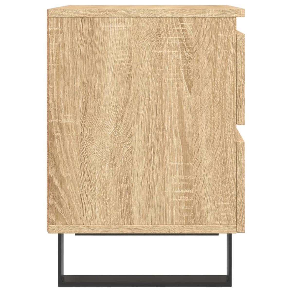 vidaXL Κομοδίνο Sonoma Δρυς 40 x 35 x 50 εκ. από Επεξεργ. Ξύλο