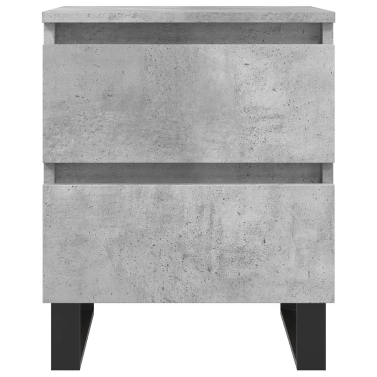 vidaXL Κομοδίνο Γκρι Σκυροδέματος 40 x 35 x 50 εκ. από Επεξεργ. Ξύλο