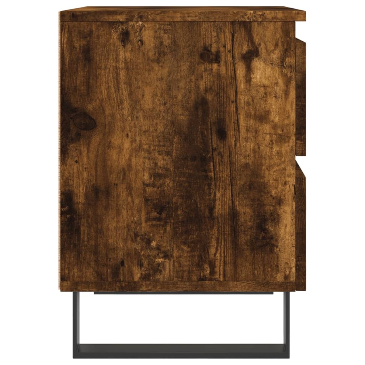 vidaXL Κομοδίνο Καπνιστή Δρυς 40 x 35 x 50 εκ. από Επεξεργ. Ξύλο