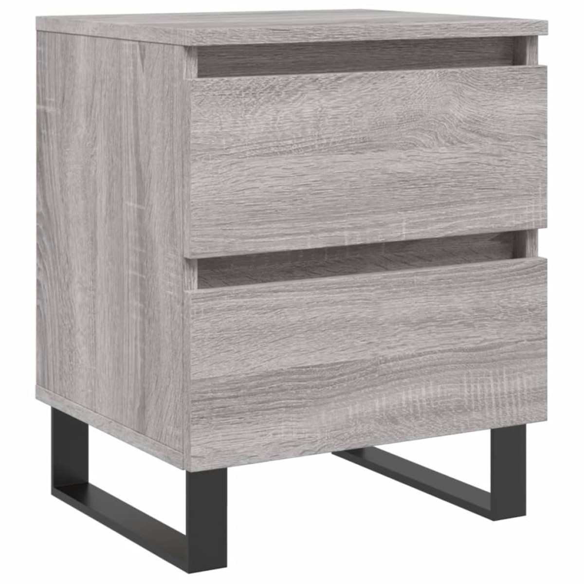 vidaXL Κομοδίνο Γκρι Sonoma 40 x 35 x 50 εκ. από Επεξεργασμένο Ξύλο
