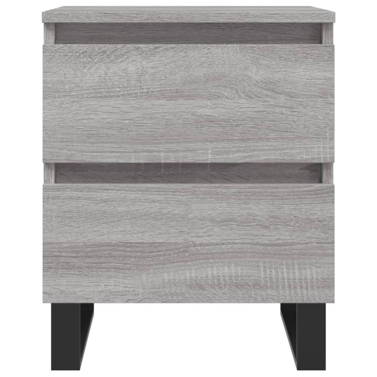 vidaXL Κομοδίνο Γκρι Sonoma 40 x 35 x 50 εκ. από Επεξεργασμένο Ξύλο
