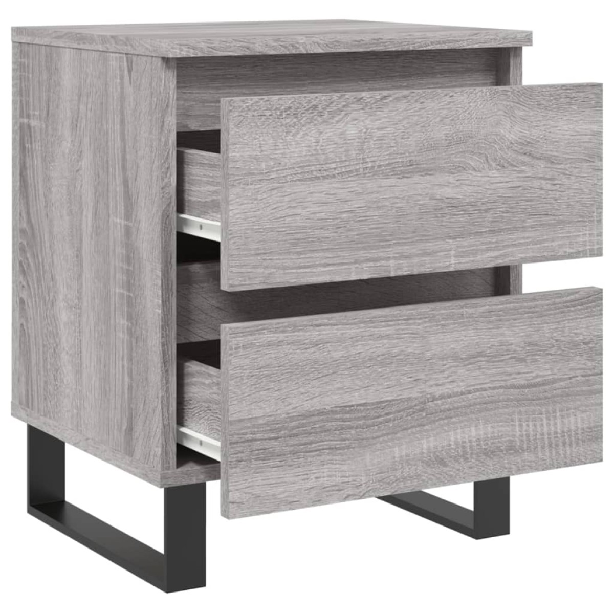 vidaXL Κομοδίνο Γκρι Sonoma 40 x 35 x 50 εκ. από Επεξεργασμένο Ξύλο