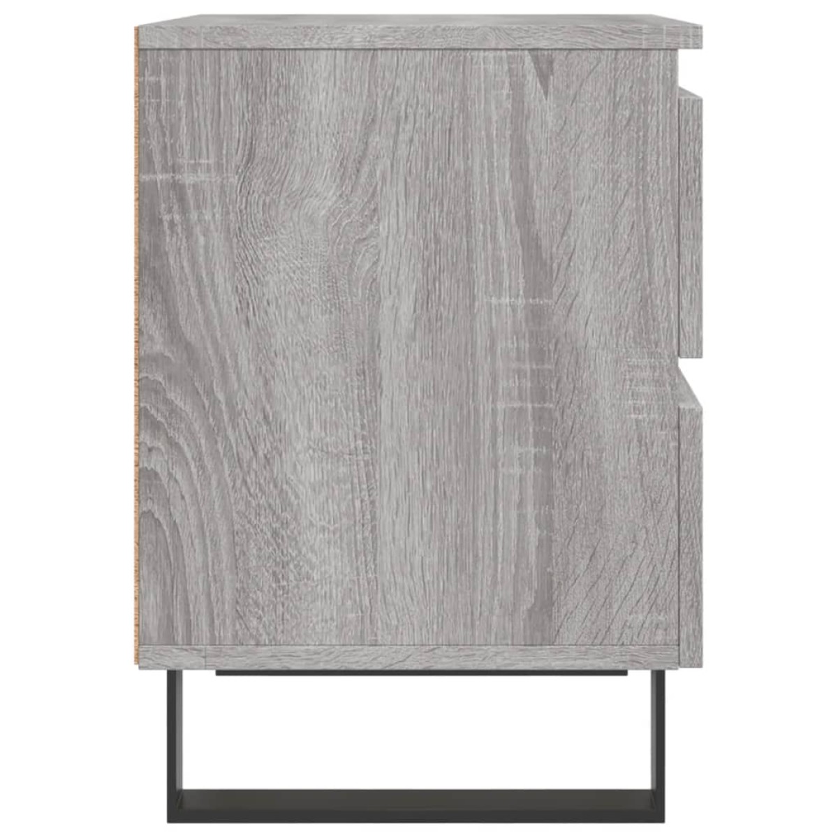 vidaXL Κομοδίνο Γκρι Sonoma 40 x 35 x 50 εκ. από Επεξεργασμένο Ξύλο