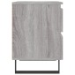 vidaXL Κομοδίνο Γκρι Sonoma 40 x 35 x 50 εκ. από Επεξεργασμένο Ξύλο
