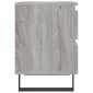 vidaXL Κομοδίνα 2 τεμ. Γκρι Sonoma 40 x 35 x 50 εκ. από Επεξεργ. Ξύλο
