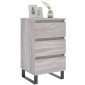 vidaXL Κομοδίνα 2 τεμ. Γκρι Sonoma 40x35x69 εκ. από Επεξεργασμένο Ξύλο