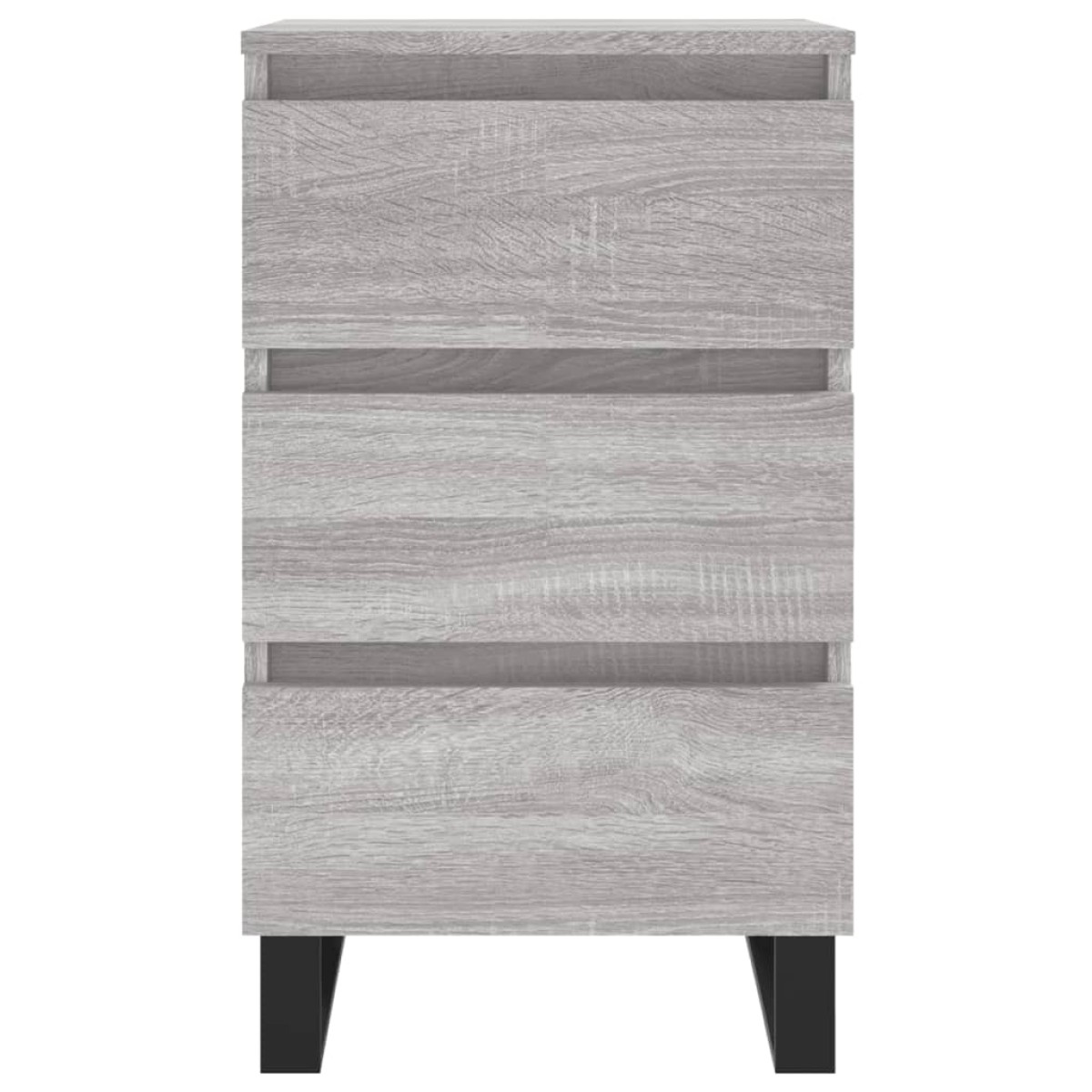 vidaXL Κομοδίνα 2 τεμ. Γκρι Sonoma 40x35x69 εκ. από Επεξεργασμένο Ξύλο