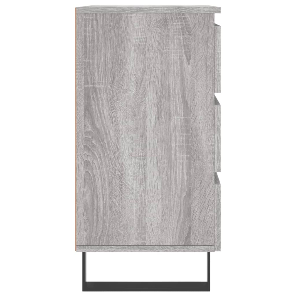 vidaXL Κομοδίνα 2 τεμ. Γκρι Sonoma 40x35x69 εκ. από Επεξεργασμένο Ξύλο