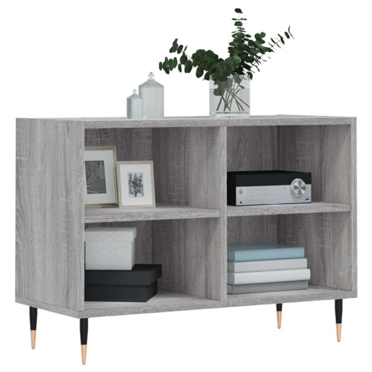 vidaXL Έπιπλο Τηλεόρασης Γκρι Sonoma 69,5x30x50 εκ. Επεξεργ. Ξύλο