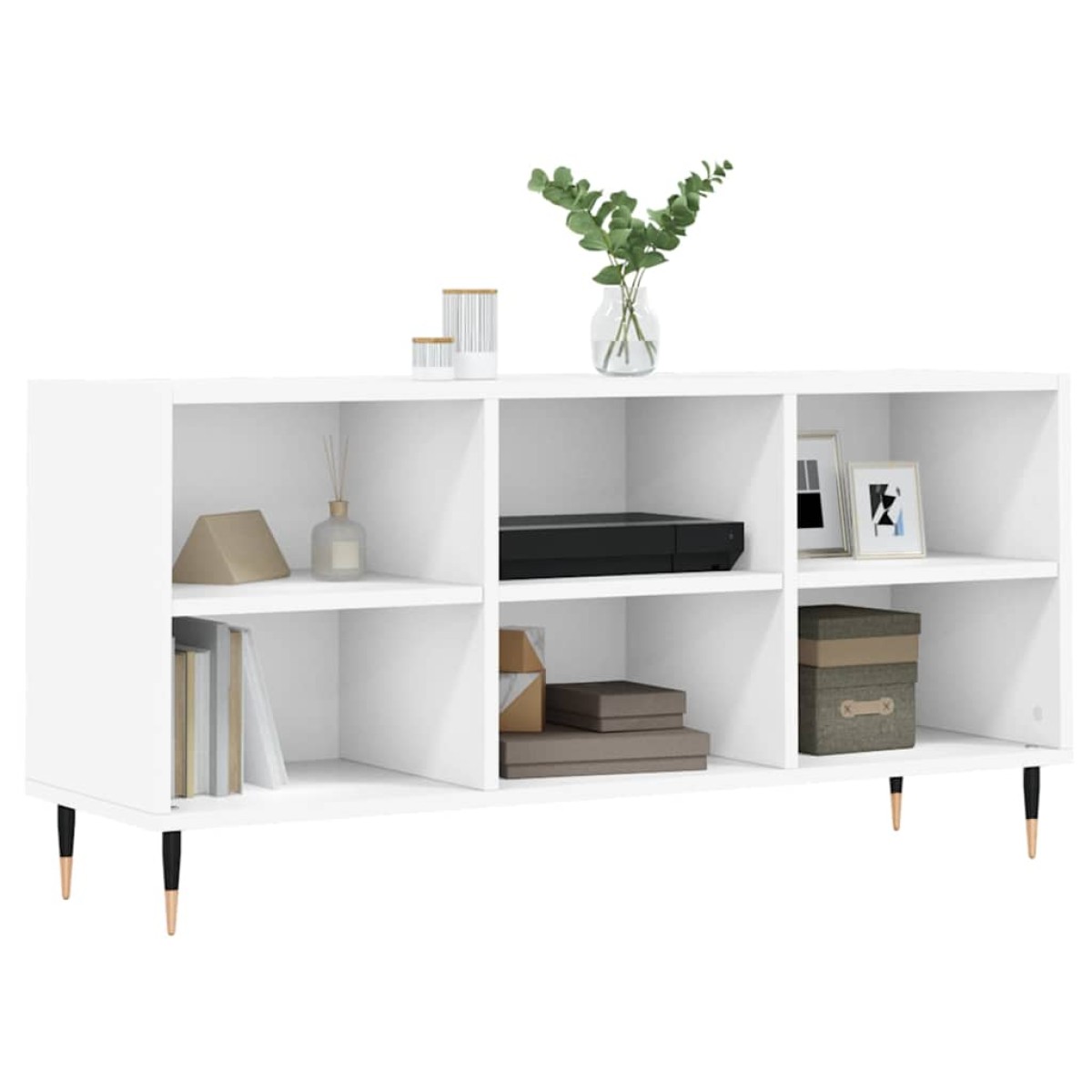 vidaXL Έπιπλο Τηλεόρασης Λευκό 103,5x30x50 εκ. από Επεξεργασμένο Ξύλο