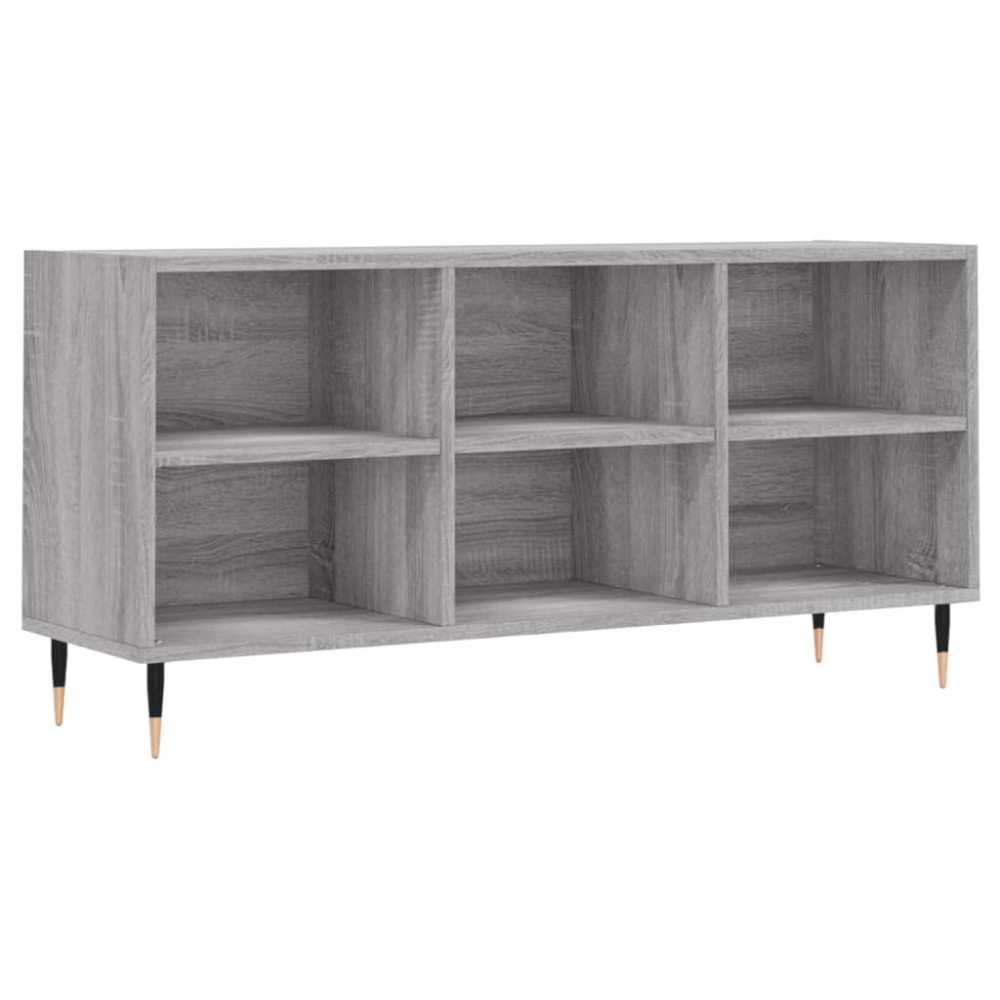 vidaXL Έπιπλο Τηλεόρασης Γκρι Sonoma 103,5x30x50 εκ Επεξεργασμένο Ξύλο