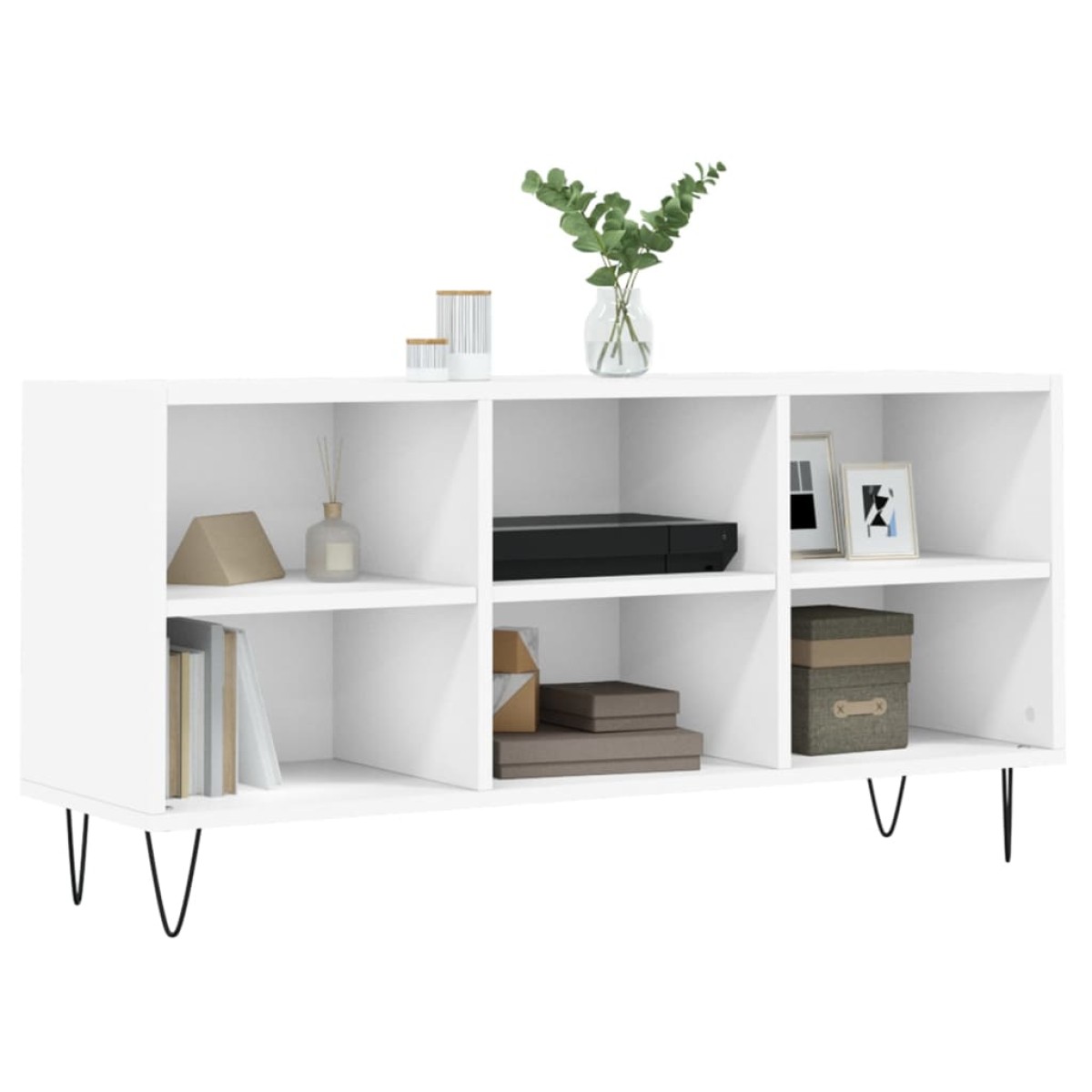 vidaXL Έπιπλο Τηλεόρασης Λευκό 103,5x30x50 εκ. από Επεξεργασμένο Ξύλο