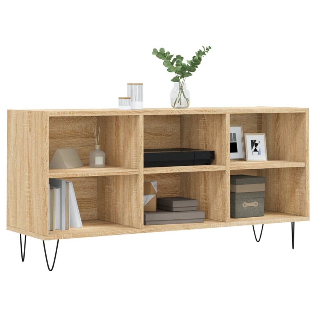 vidaXL Έπιπλο Τηλεόρασης Sonoma Δρυς 103,5 x 30 x 50 εκ. Επεξεργ. Ξύλο