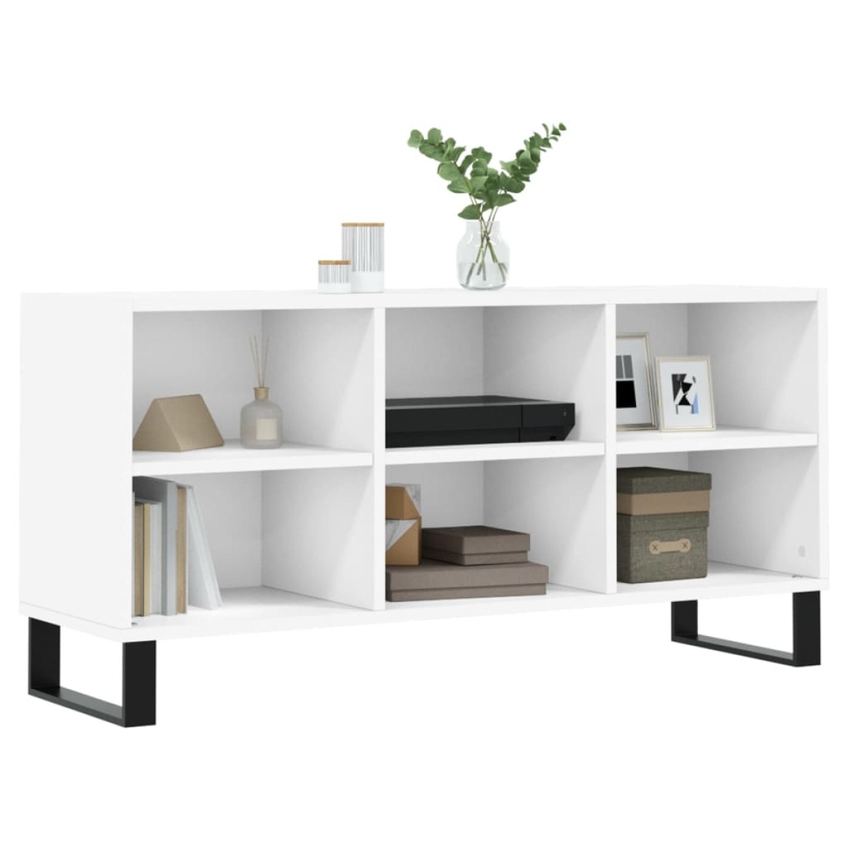 vidaXL Έπιπλο Τηλεόρασης Λευκό 103,5 x 30 x 50 εκ. από Επεξεργ. Ξύλο