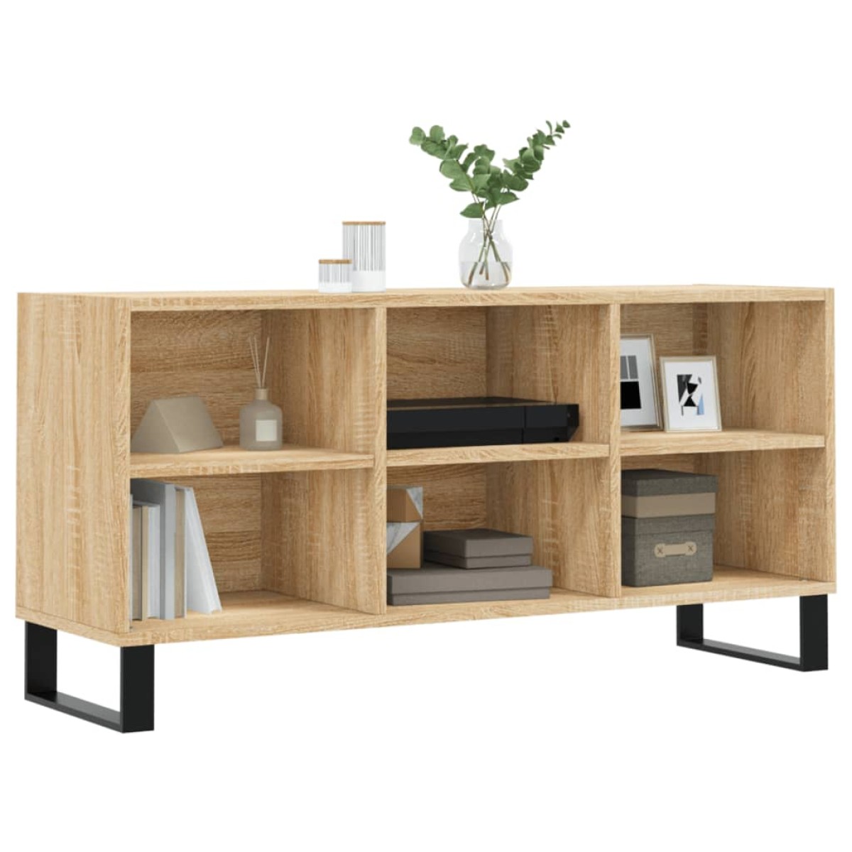 vidaXL Έπιπλο Τηλεόρασης Sonoma Δρυς 103,5 x 30 x 50 εκ. Επεξεργ. Ξύλο