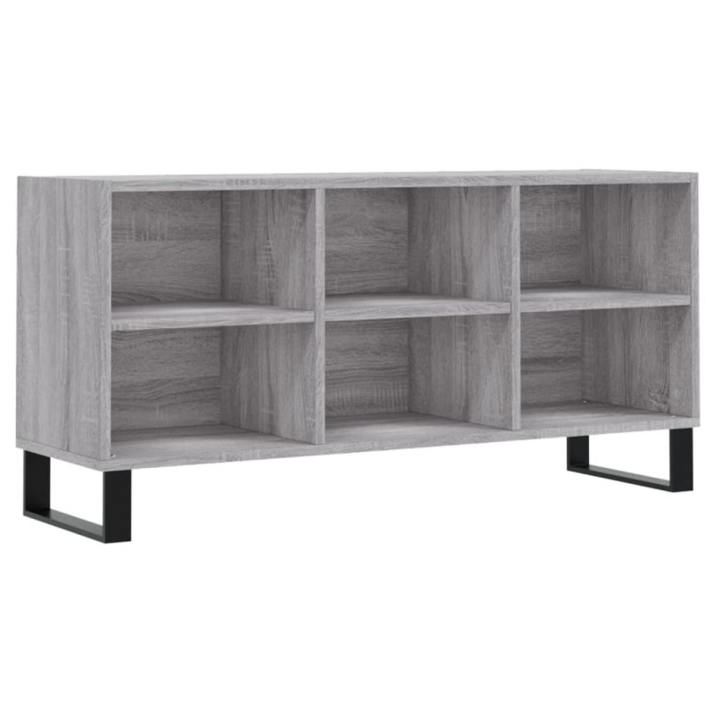 vidaXL Έπιπλο Τηλεόρασης Γκρι Sonoma 103,5 x 30 x 50 εκ. Επεξεργ. Ξύλο