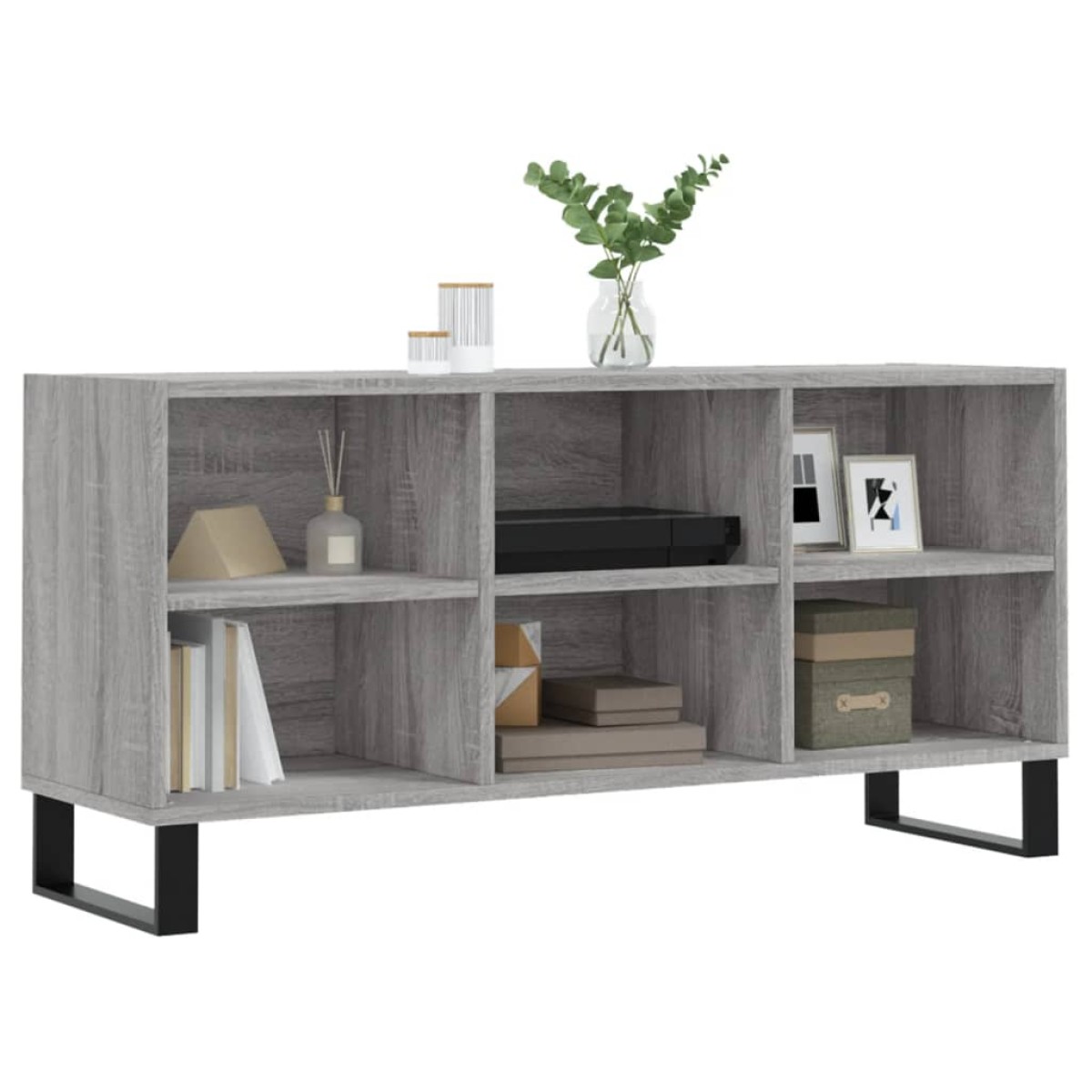 vidaXL Έπιπλο Τηλεόρασης Γκρι Sonoma 103,5 x 30 x 50 εκ. Επεξεργ. Ξύλο