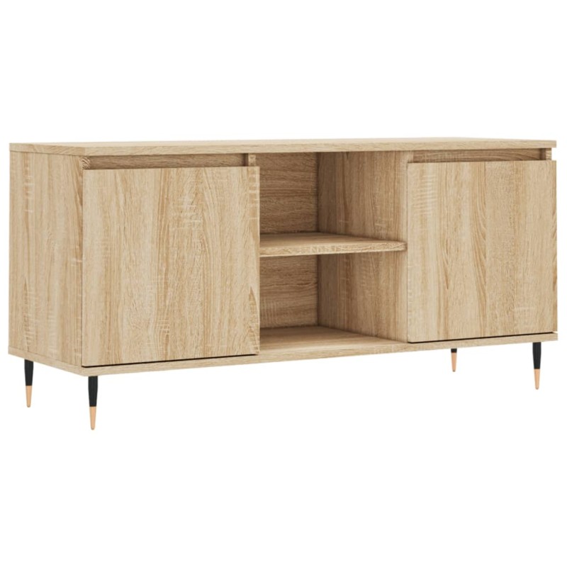 vidaXL Έπιπλο Τηλεόρασης Sonoma Δρυς 104 x 35 x 50 εκ. Επεξεργ. Ξύλο