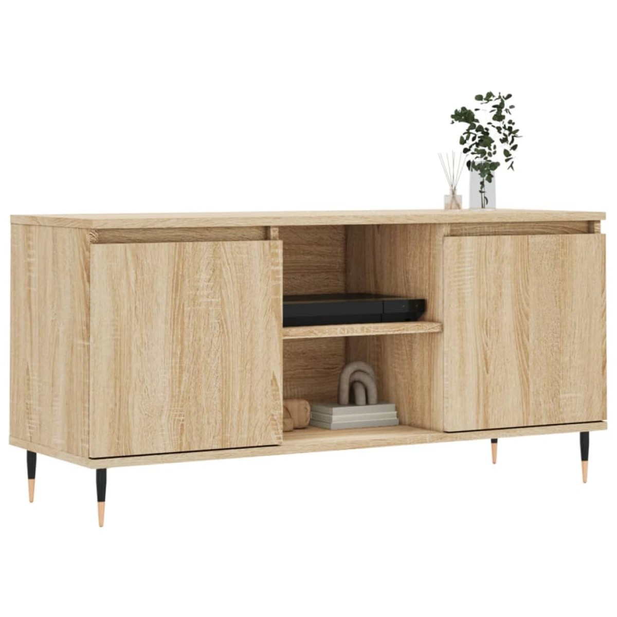 vidaXL Έπιπλο Τηλεόρασης Sonoma Δρυς 104 x 35 x 50 εκ. Επεξεργ. Ξύλο