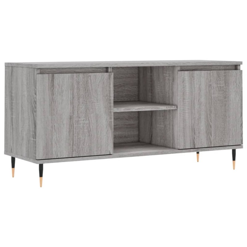 vidaXL Έπιπλο Τηλεόρασης Γκρι Sonoma 104 x 35 x 50 εκ. Επεξεργ. Ξύλο