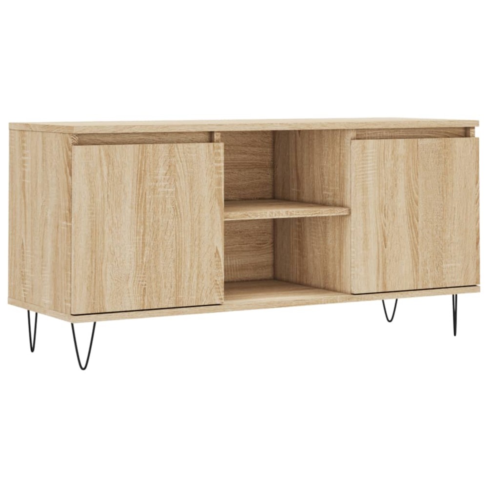 vidaXL Έπιπλο Τηλεόρασης Sonoma Δρυς 104 x 35 x 50 εκ. Επεξεργ. Ξύλο