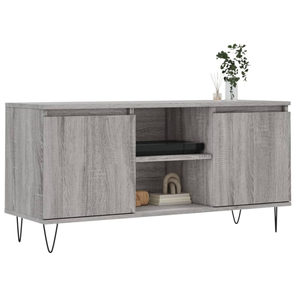 vidaXL Έπιπλο Τηλεόρασης Γκρι Sonoma 104 x 35 x 50 εκ. Επεξεργ. Ξύλο