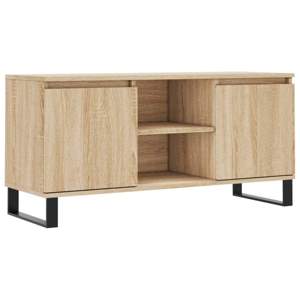 vidaXL Έπιπλο Τηλεόρασης Sonoma Δρυς 104 x 35 x 50 εκ. Επεξεργ. Ξύλο