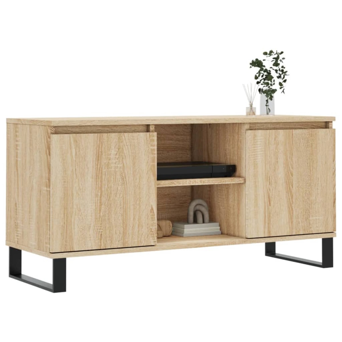 vidaXL Έπιπλο Τηλεόρασης Sonoma Δρυς 104 x 35 x 50 εκ. Επεξεργ. Ξύλο