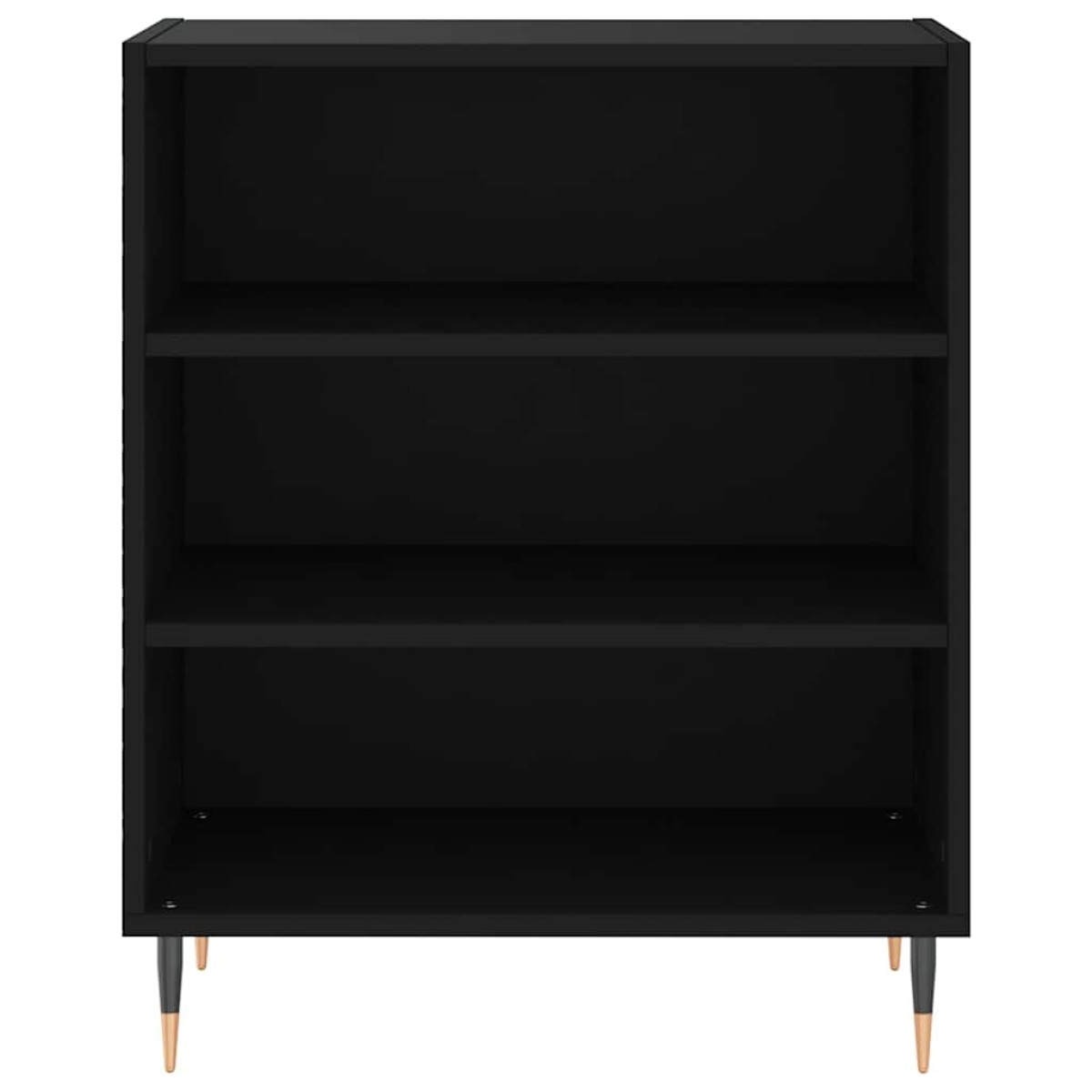vidaXL Ραφιέρα Μαύρη 57 x 35 x 70 εκ. από Επεξεργασμένο Ξύλο