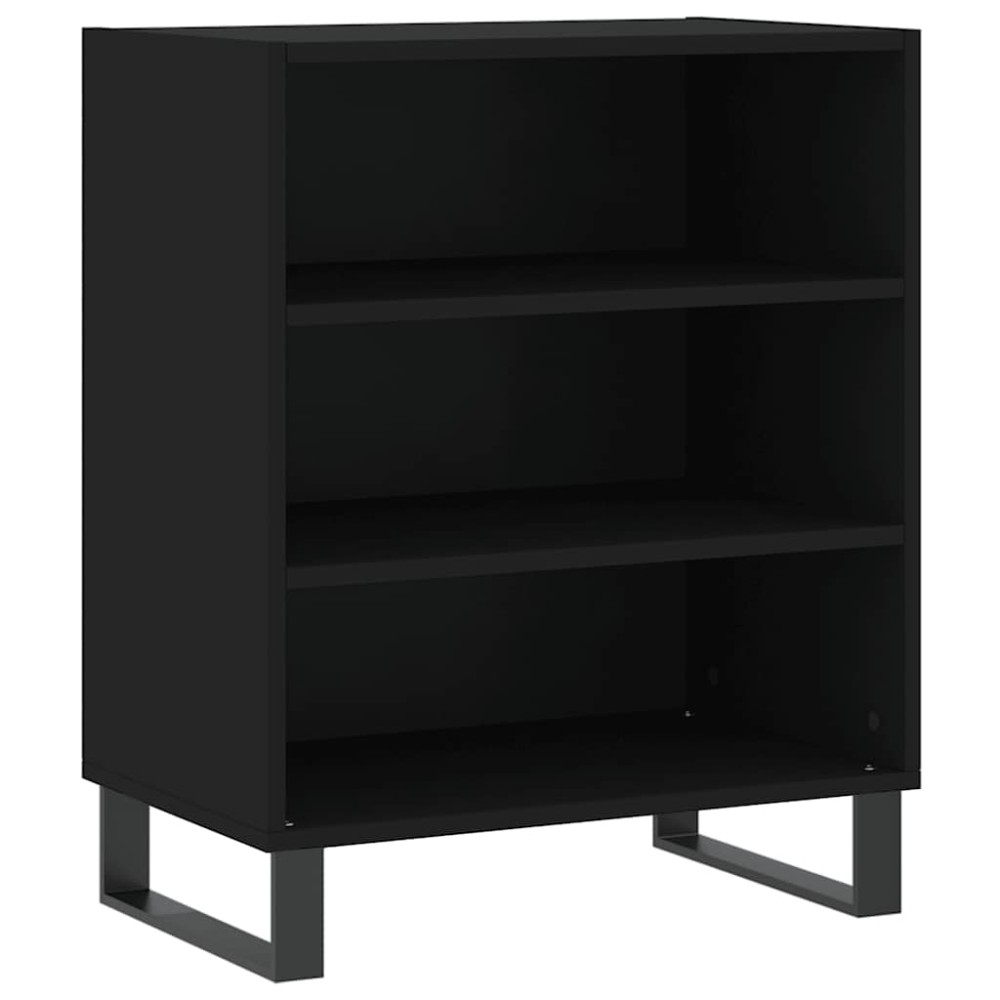 vidaXL Ραφιέρα Μαύρη 57 x 35 x 70 εκ. από Επεξεργασμένο Ξύλο