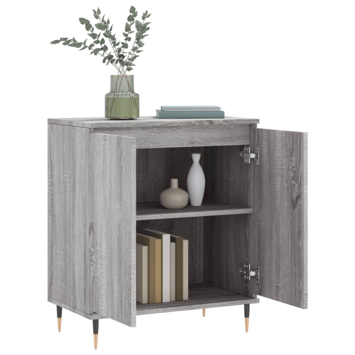 vidaXL Ντουλάπι Γκρι Sonoma 60x35x70 εκ. από Επεξεργασμένο Ξύλο