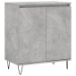 vidaXL Ντουλάπι Γκρι Σκυροδέματος 60x35x70 εκ. Επεξεργασμένο Ξύλο