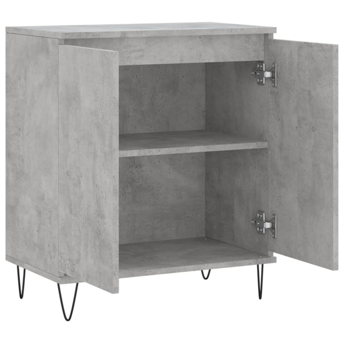 vidaXL Ντουλάπι Γκρι Σκυροδέματος 60x35x70 εκ. Επεξεργασμένο Ξύλο