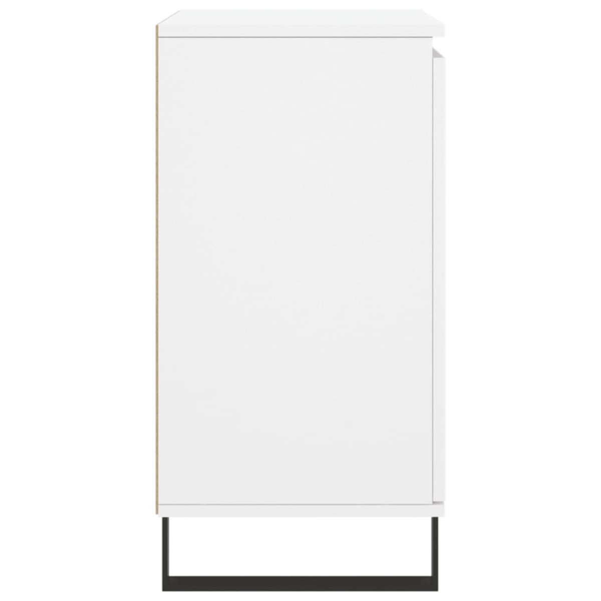 vidaXL Συρταριέρα Λευκή 60 x 35 x 70 εκ. από Επεξεργασμένο Ξύλο