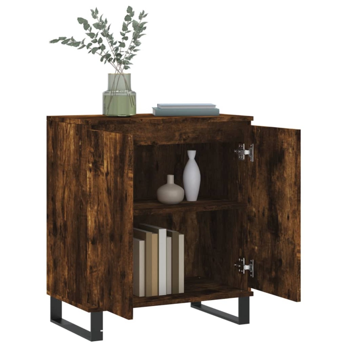 vidaXL Ντουλάπι Καπνιστή Δρυς 60x35x70 εκ. από Επεξεργασμένο Ξύλο