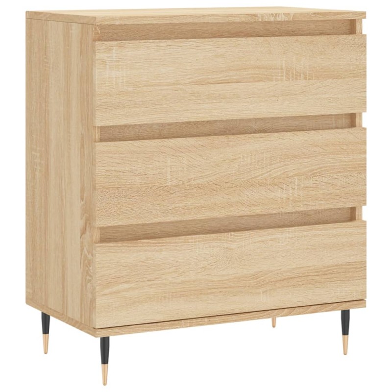 vidaXL Συρταριέρα Sonoma Δρυς 60x35x70 εκ. Επεξεργασμένο Ξύλο