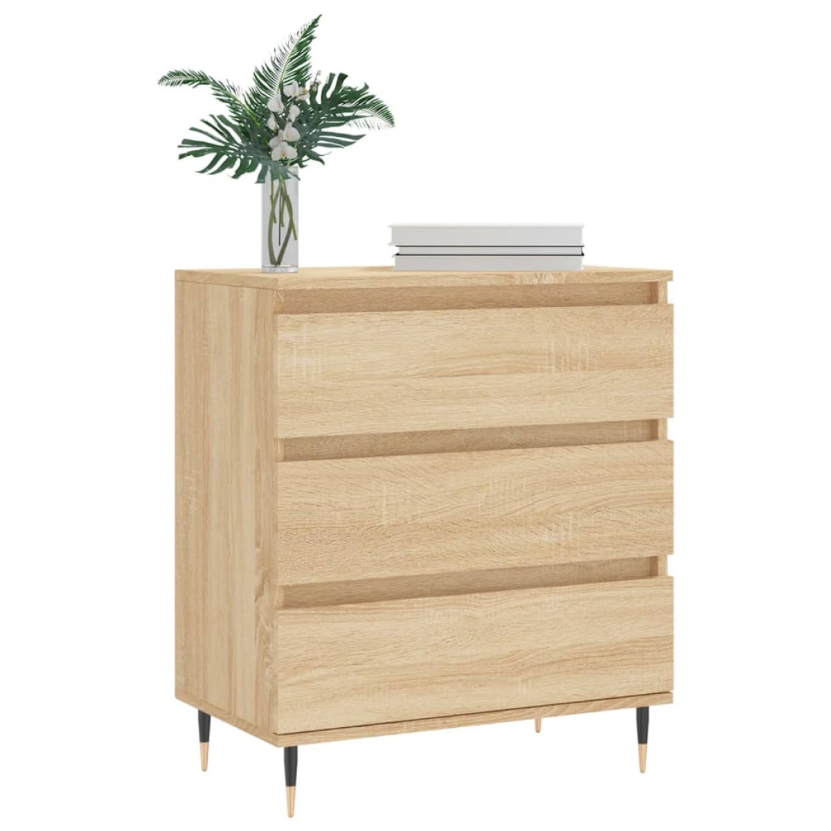 vidaXL Συρταριέρα Sonoma Δρυς 60x35x70 εκ. Επεξεργασμένο Ξύλο