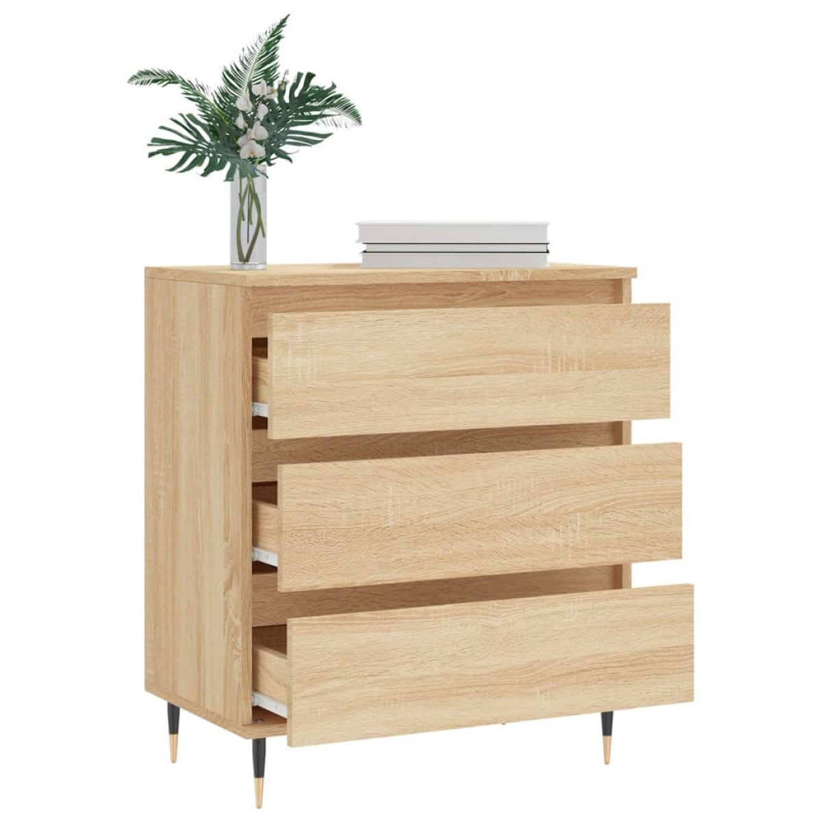 vidaXL Συρταριέρα Sonoma Δρυς 60x35x70 εκ. Επεξεργασμένο Ξύλο