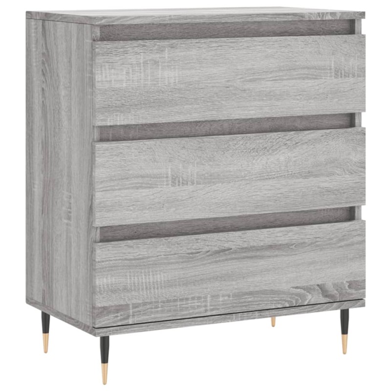 vidaXL Ντουλάπι Γκρι Sonoma 60x35x70 εκ. από Επεξεργασμένο Ξύλο
