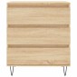 vidaXL Συρταριέρα Sonoma Δρυς 60x35x70 εκ. Επεξεργασμένο Ξύλο