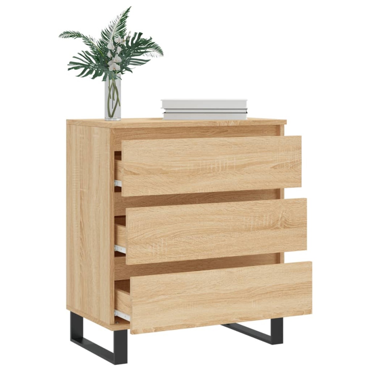 vidaXL Συρταριέρα Sonoma Δρυς 60x35x70 εκ. Επεξεργασμένο Ξύλο