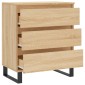 vidaXL Συρταριέρα Sonoma Δρυς 60x35x70 εκ. Επεξεργασμένο Ξύλο