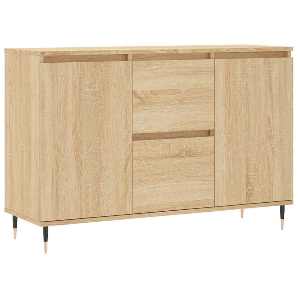 vidaXL Μπουφές Sonoma Δρυς 101,5 x 35 x 70 εκ. από Επεξεργασμένο Ξύλο