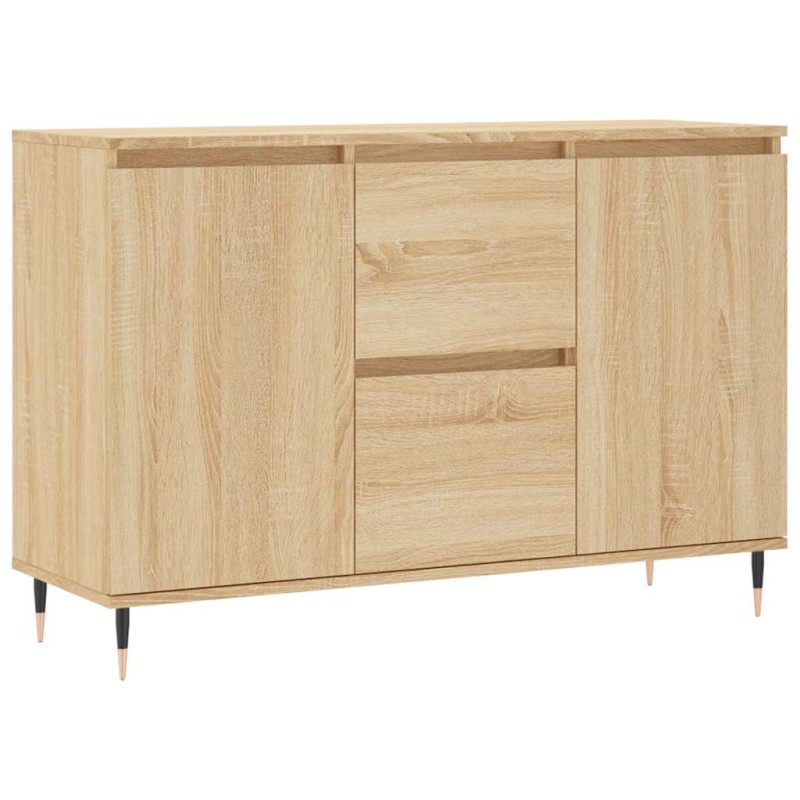 vidaXL Μπουφές Sonoma Δρυς 101,5 x 35 x 70 εκ. από Επεξεργασμένο Ξύλο