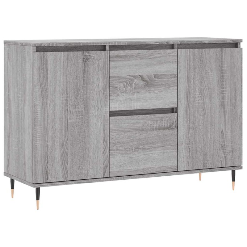 vidaXL Μπουφές Γκρι Sonoma 101,5 x 35 x 70 εκ. από Επεξεργασμένο Ξύλο