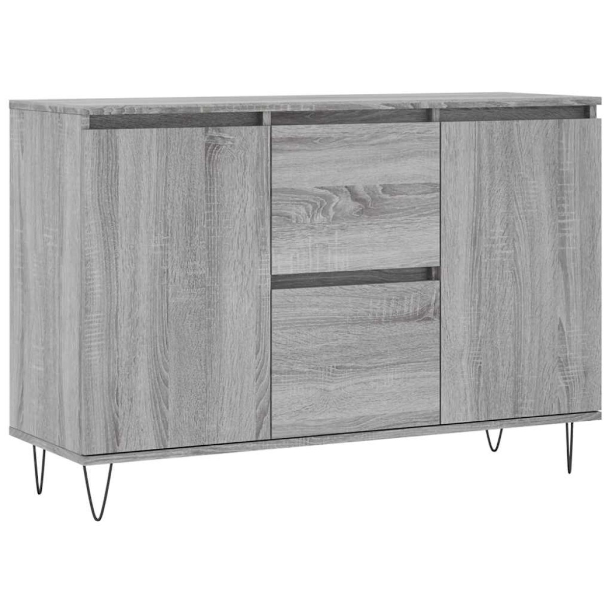vidaXL Μπουφές Γκρι Sonoma 104 x 35 x 70 εκ. από Επεξεργασμένο Ξύλο