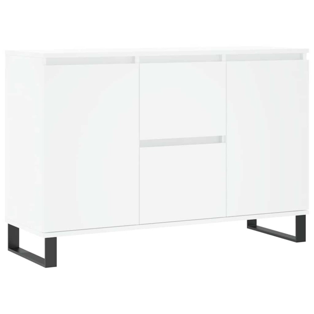 vidaXL Μπουφές Λευκός 101,5 x 35 x 70 εκ. από Επεξεργασμένο Ξύλο