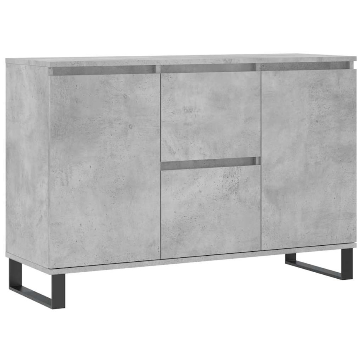 vidaXL Μπουφές Γκρι Σκυροδέματος 104x35x70 εκ. από Επεξεργασμένο Ξύλο